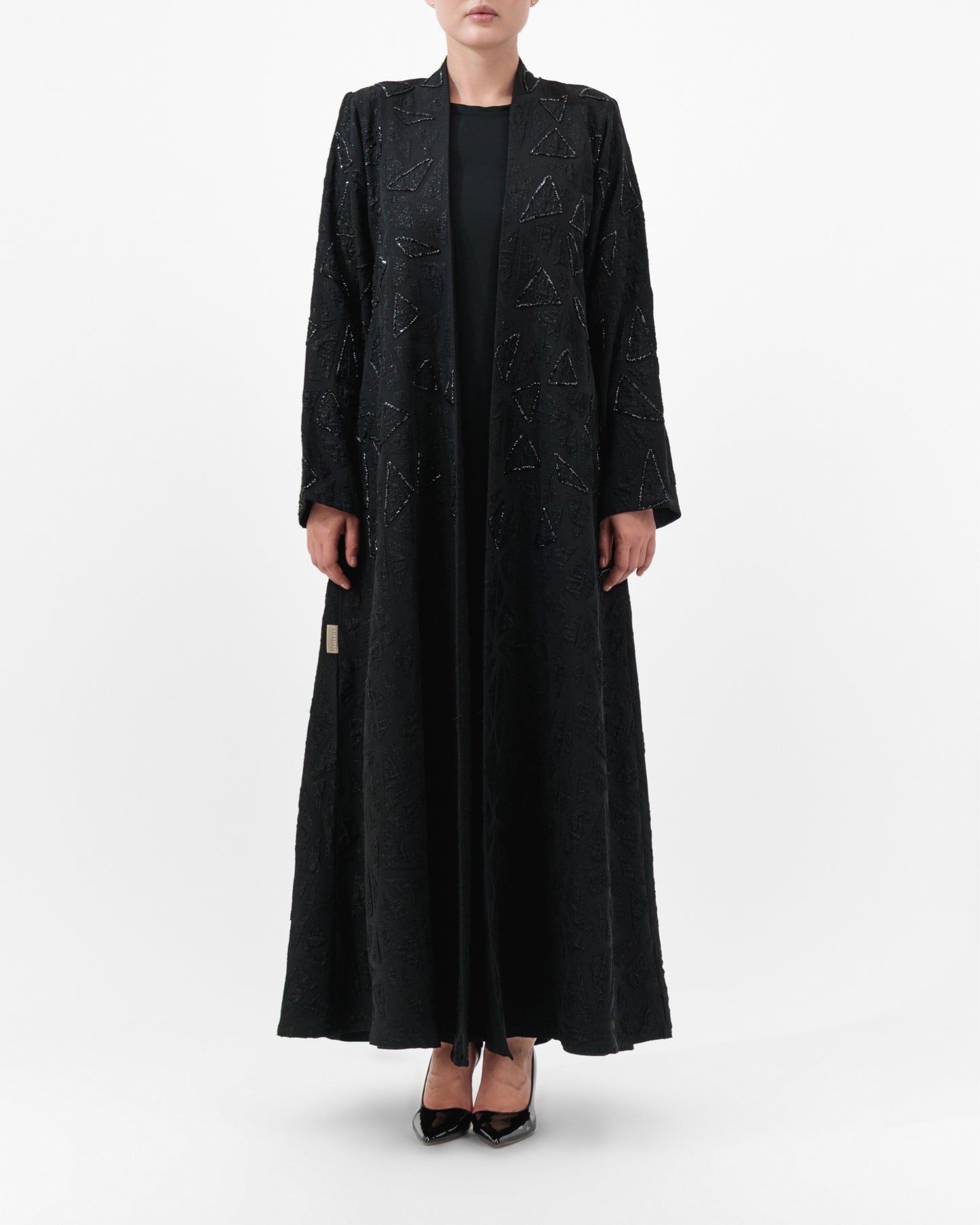 Aradah luxury abaya — Korean Jacquard — Front View