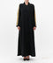 Helia abaya by Aradah — Nidha — black — front view