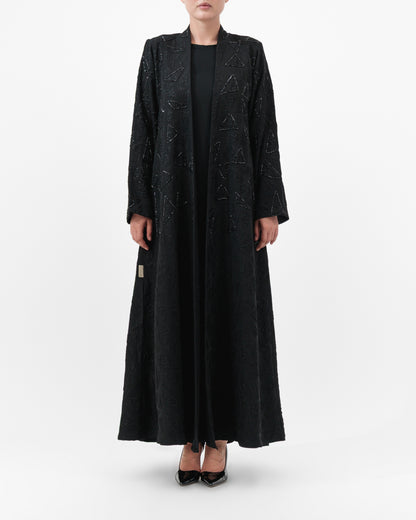 Aradah luxury abaya — Korean Jacquard — Front View