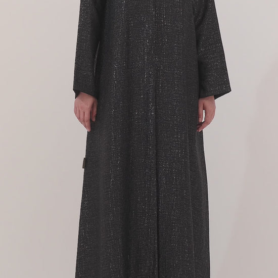 Aradah luxury abaya — Turkish jacquard — Video