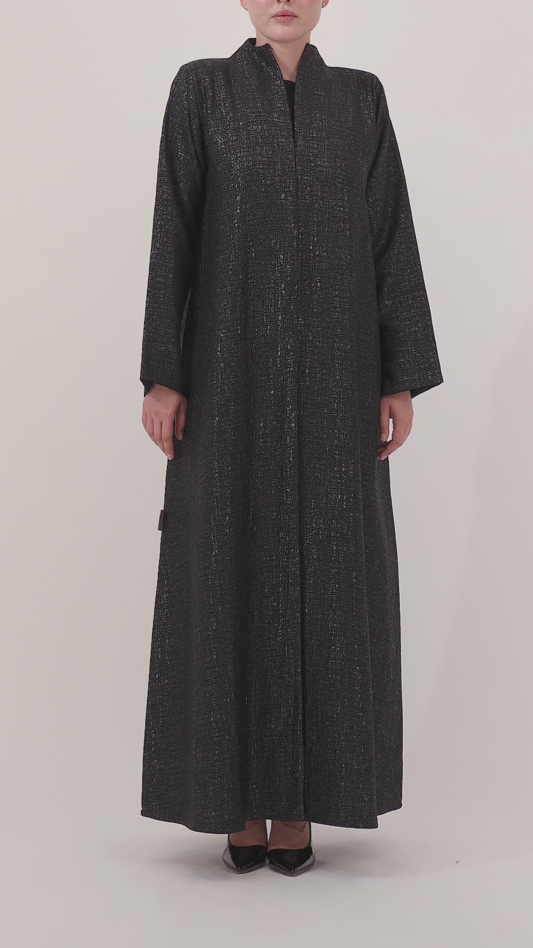 Aradah luxury abaya — Turkish jacquard — Video