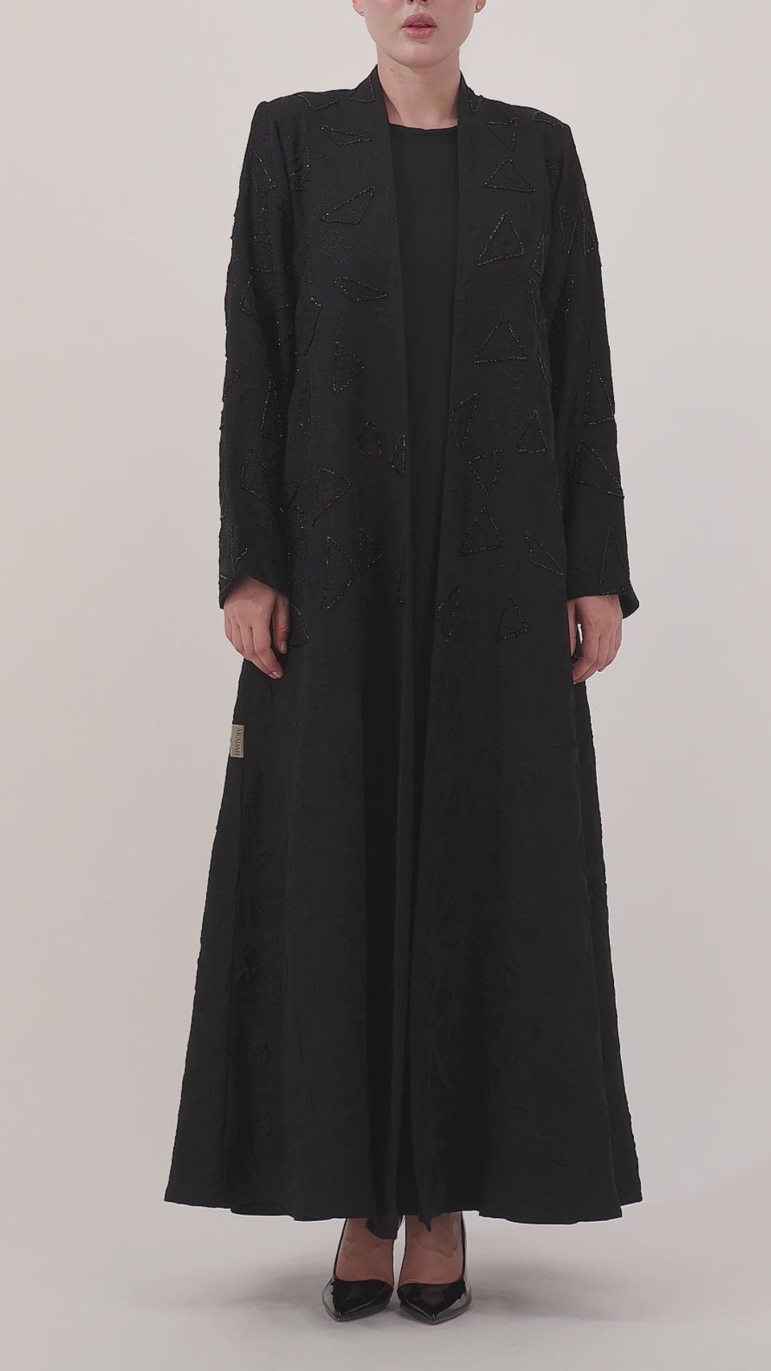 Aradah luxury abaya — Korean Jacquard — Video